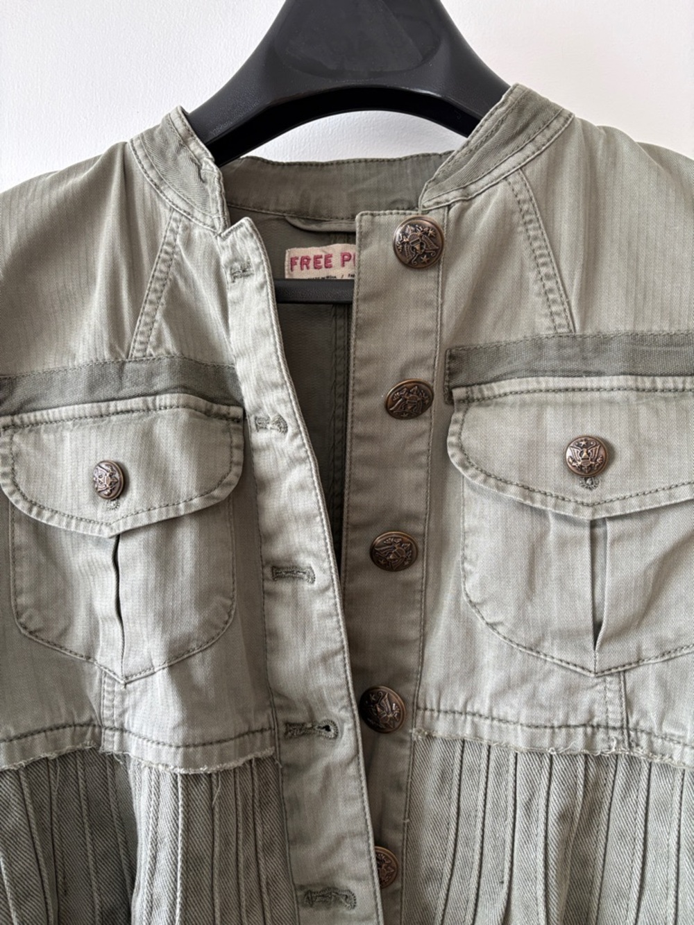 Free People Cassidy Utility Jacket S - Picture 6 of 12